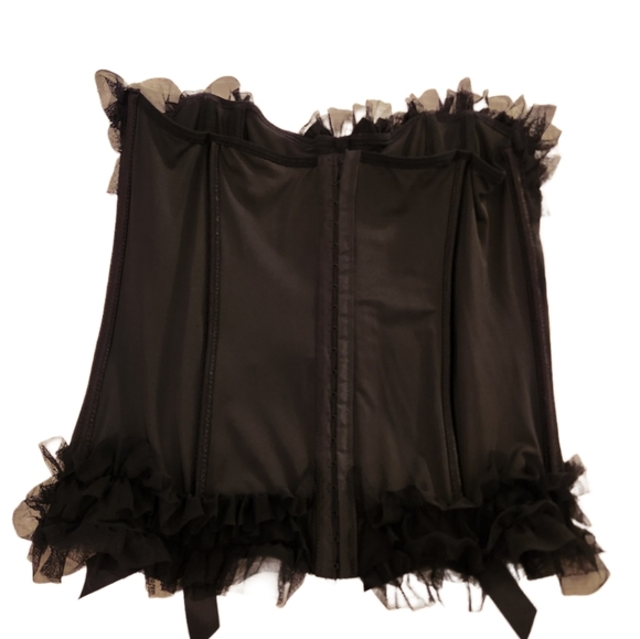 Seven until midnight plus size stretchy sexy corset lingerie top 1x / 2x - Picture 2 of 11